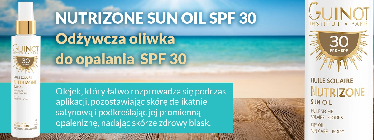 Nutrizone Sun Oil Spf 30 - Odżywcza oliwka do opalania  spf 30 GUINOT